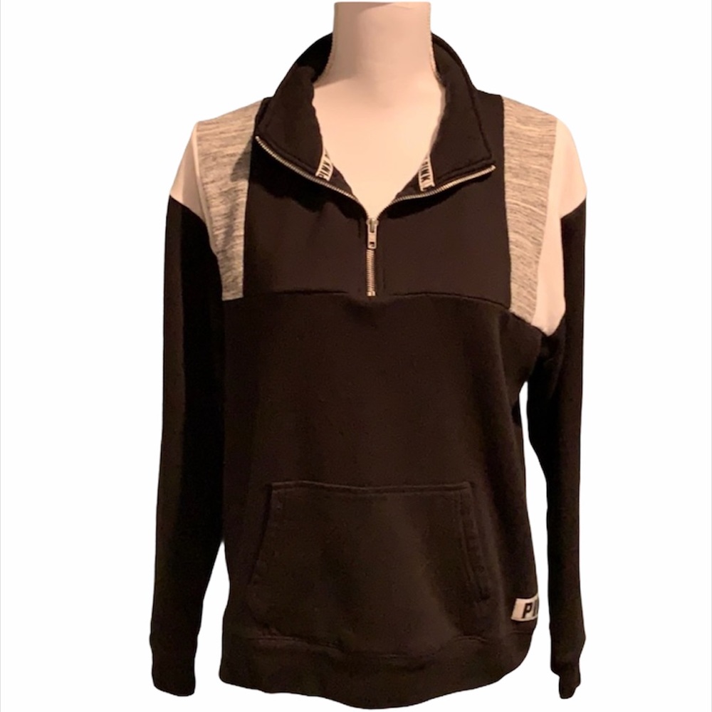 PINK Victoria’s Secret Quarter Zip Top Size Small